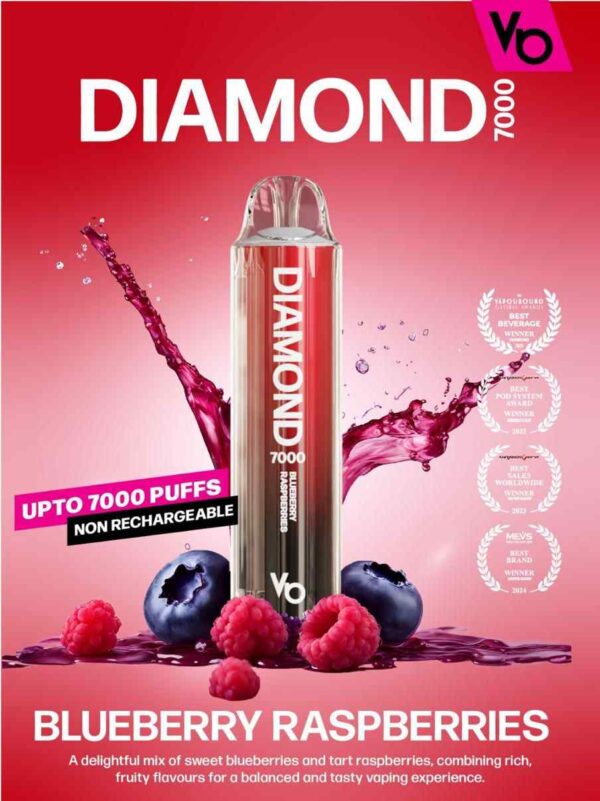 Vapes Bars Diamond 7000 Puffs Disposable Vape in UAE - Image 6