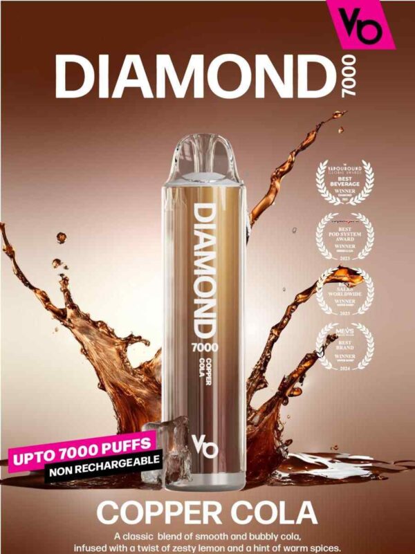 Vapes Bars Diamond 7000 Puffs Disposable Vape in UAE - Image 7