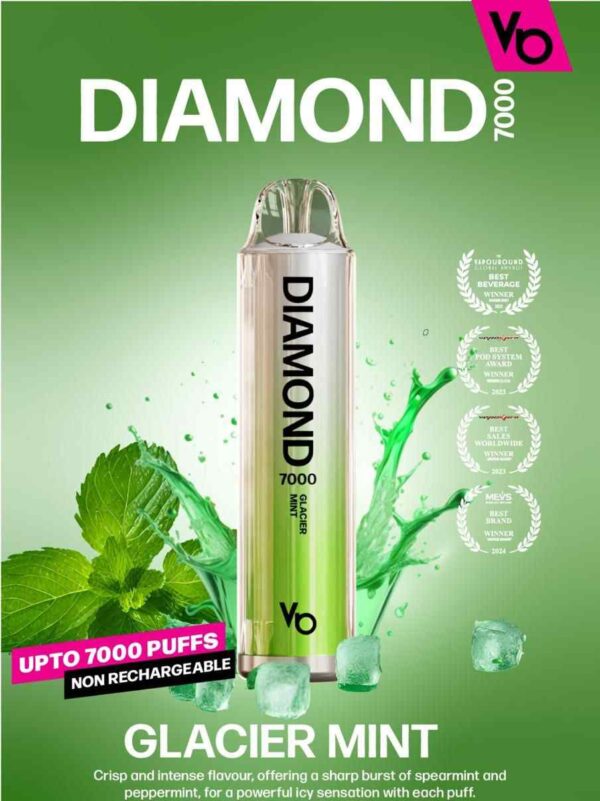 Vapes Bars Diamond 7000 Puffs Disposable Vape in UAE - Image 9