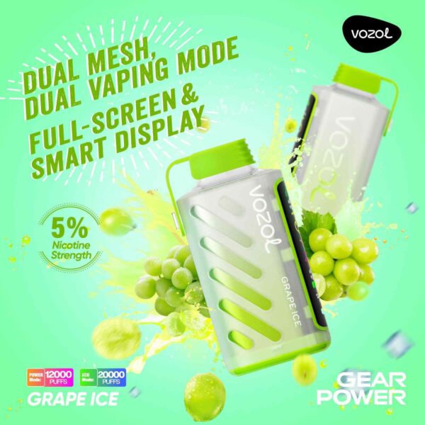 VOZOL Gear Power 20000 Puffs Disposable Vape in Dubai UAE - Image 9