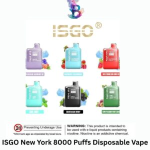 ISGO New York 8000 Puffs