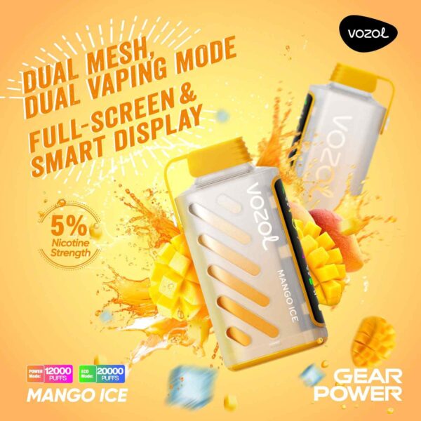 VOZOL Gear Power 20000 Puffs Disposable Vape in Dubai UAE - Image 5