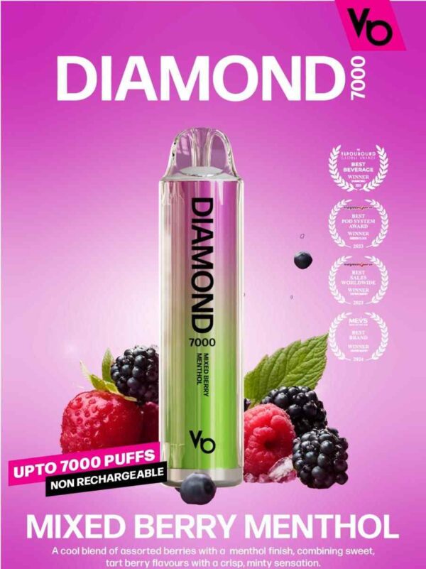 Vapes Bars Diamond 7000 Puffs Disposable Vape in UAE - Image 13