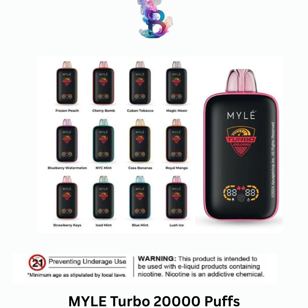 MYLE Turbo 20000 Puffs in Dubai UAE MYLE Turbo 20000 Puffs