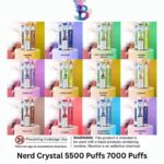 Nerd Crystal 5500 Puffs