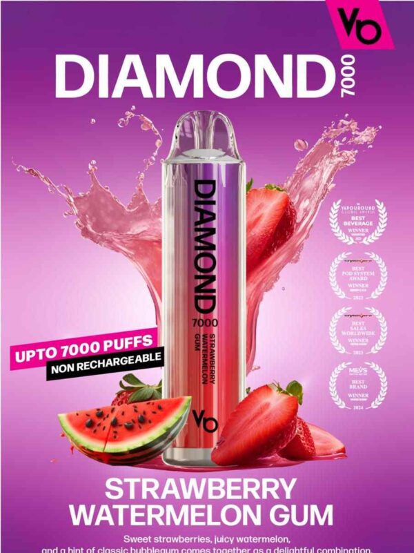 Vapes Bars Diamond 7000 Puffs Disposable Vape in UAE - Image 2