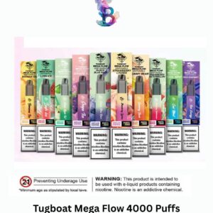 Tugboat Mega Flow 4000 Puffs
