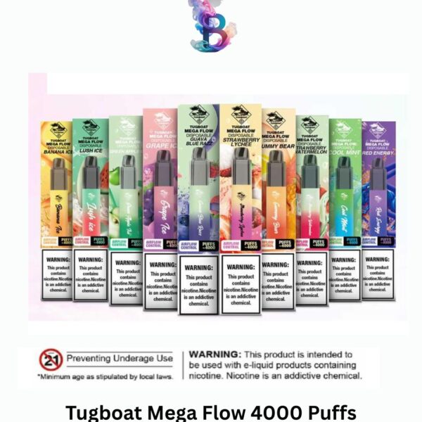 Tugboat Mega Flow 4000 Puffs