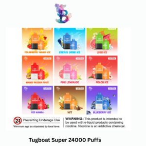 Tugboat Super 24000 Puffs Disposable Vape