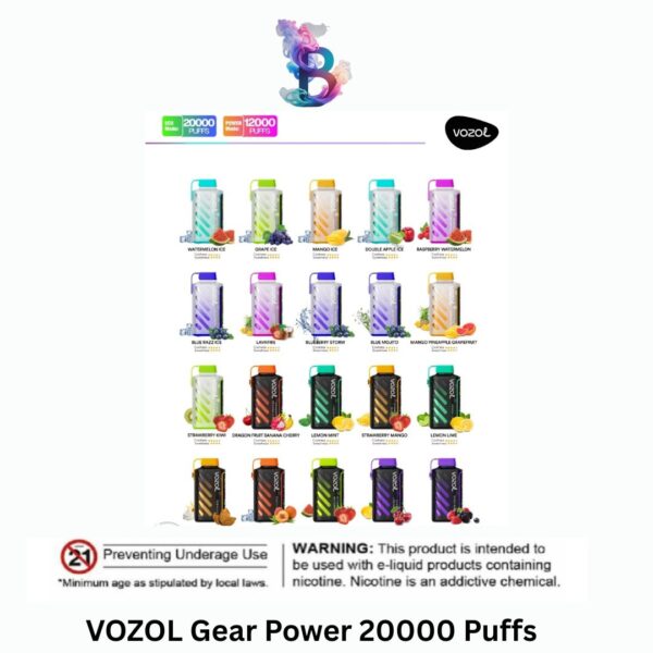 VOZOL Gear Power 20000 Puffs Disposable Vape