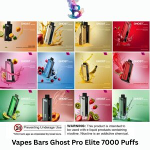Vapes Bars Ghost Pro Elite 7000 Puffs