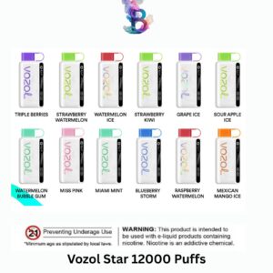 Vozol Star 12000 Puffs