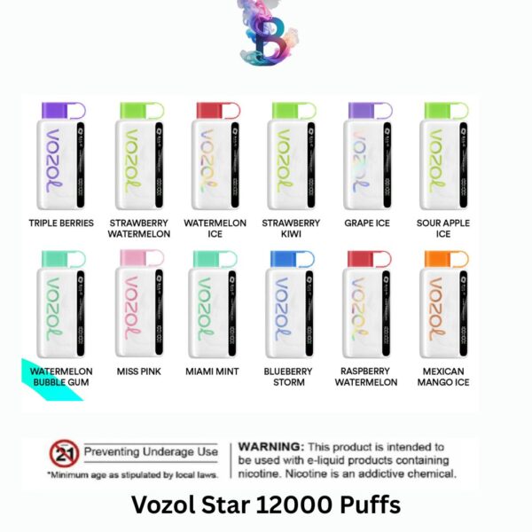 Vozol Star 12000 Puffs