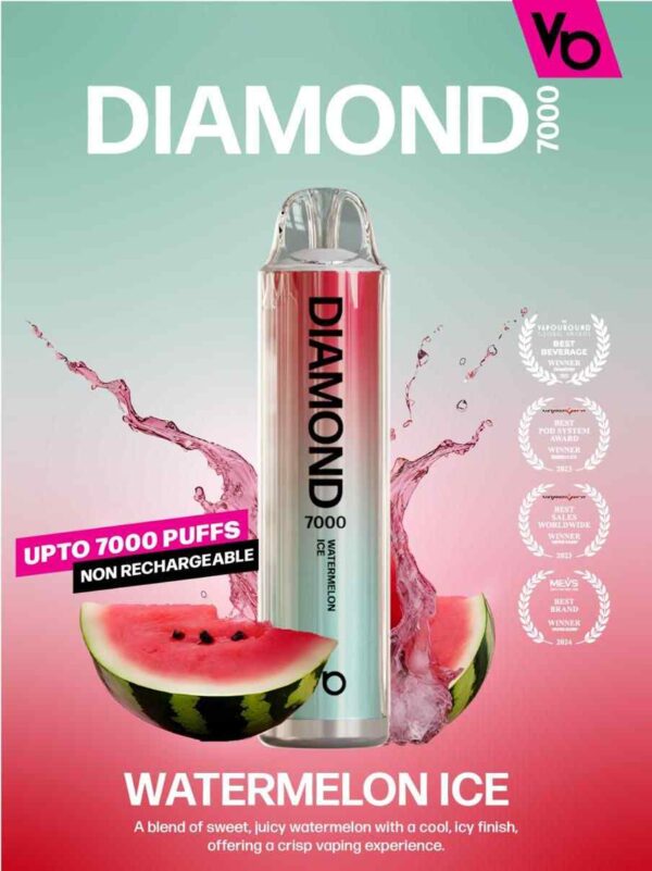 Vapes Bars Diamond 7000 Puffs Disposable Vape in UAE - Image 3