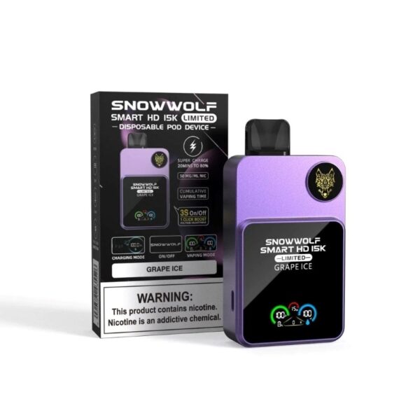 SnowWolf Smart HD 15000 Puffs Disposable Vape in UAE - Image 4