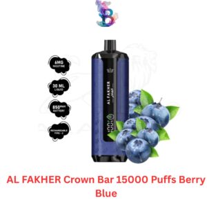 AL FAKHER Crown Bar 15000 Puffs Berry Blue
