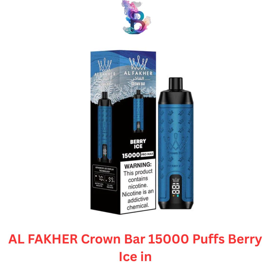 AL FAKHER Crown Bar 15000 Puffs Berry Ice