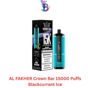 AL FAKHER Crown Bar 15000 Puffs Blackcurrant Ice