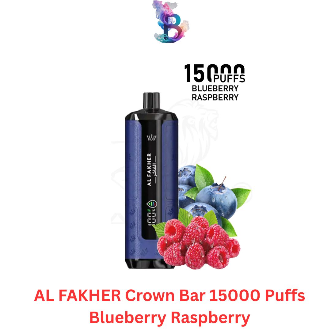 AL FAKHER Crown Bar 15000 Puffs Blueberry Raspberry