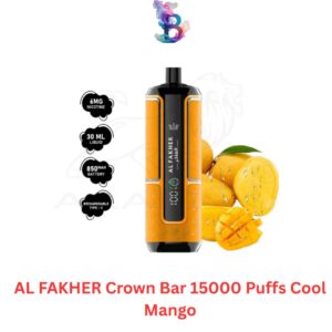 AL FAKHER Crown Bar 15000 Puffs Cool Mango