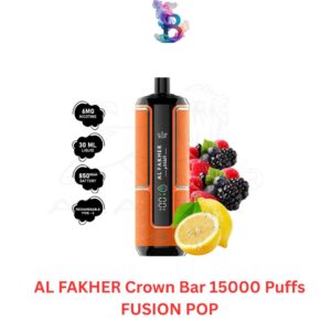 AL FAKHER Crown Bar 15000 Puffs FUSION POP