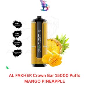 AL FAKHER Crown Bar 15000 Puffs MANGO PINEAPPLE