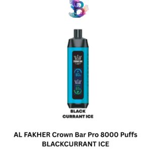 AL FAKHER Crown Bar Pro 8000 Puffs BLACKCURRANT ICE