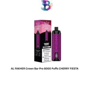 AL FAKHER Crown Bar Pro 8000 Puffs CHERRY FIESTA