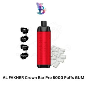 AL FAKHER Crown Bar Pro 8000 Puffs GUM