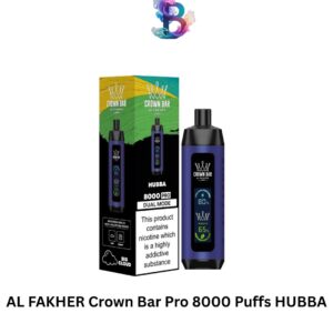 AL FAKHER Crown Bar Pro 8000 Puffs HUBBA