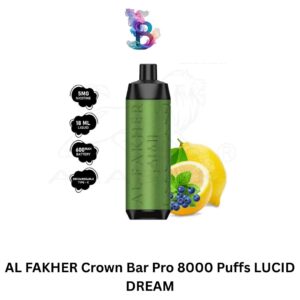 AL FAKHER Crown Bar Pro 8000 Puffs LUCID DREAM