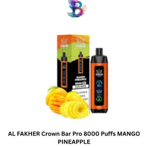 AL FAKHER Crown Bar Pro 8000 Puffs MANGO PINEAPPLE