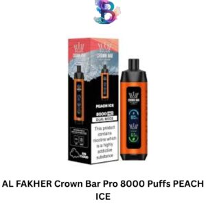 AL FAKHER Crown Bar Pro 8000 Puffs PEACH ICE