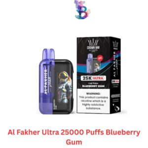 Al Fakher Ultra 25000 Puffs Blueberry Gum